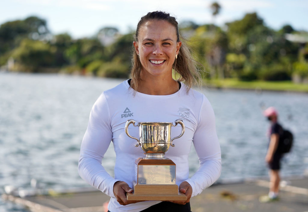 Dame Lisa Carrington has won the NZOC Lonsdale Cup for 2021 ©Getty Images