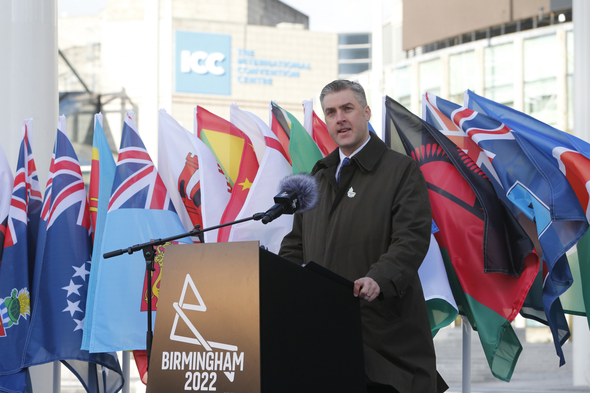 Birmingham 2022 chief executive Ian Reid said the presence of military personnel had given organisers "peace of mind" ©Getty Images