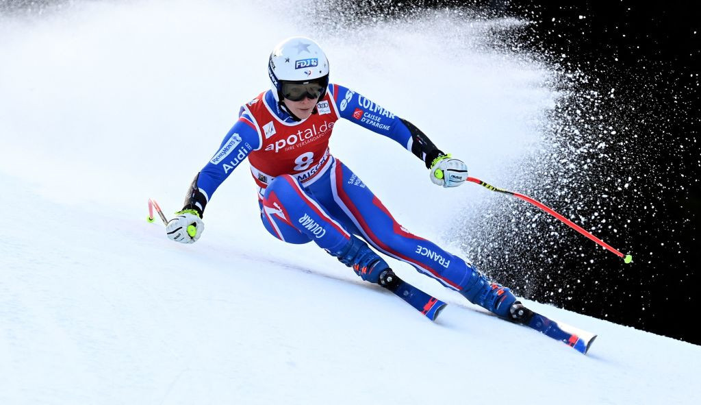Romane Miradoli of France topped today's downhill training run at the World Cup in Garmisch-Partenkirchen ©Getty Images