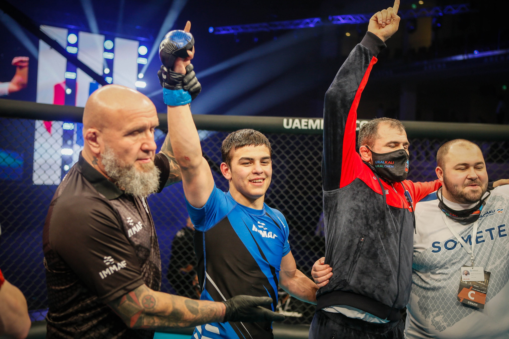 Asef Chopurov claimed a unanimous decision over Ivan Pasych of Ukraine ©IMMAF