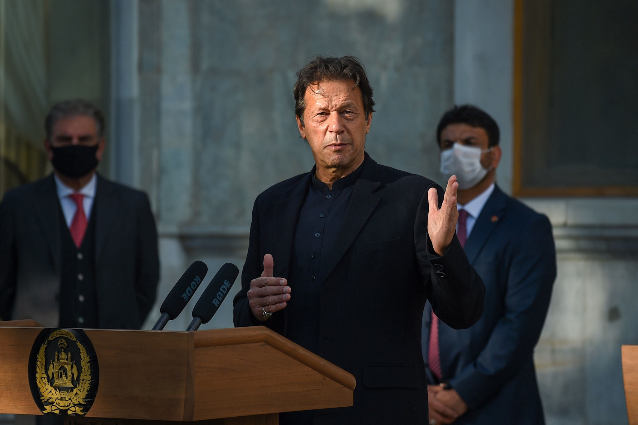 Pakistani Prime Minister Imran Khan "expressed solidarity" with China as he looks set to make a three-day visit to the hosts of the Winter Olympics ©Getty Images