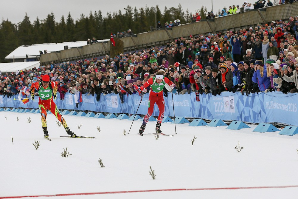 There was a thrilling finish in the single mixed biathlon event as China pipped Norway to gold ©YIS/IOC