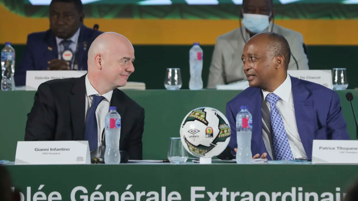 The CAF has backed Gianni Infantino following the controversy ©CAF