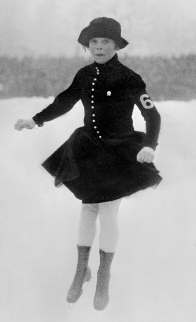 Norway's 11-year-old Sonja Heine was a big hit in the figure skating at the 1924 Winter Games and would go on to win three consecutive Olympic titles ©Getty Images