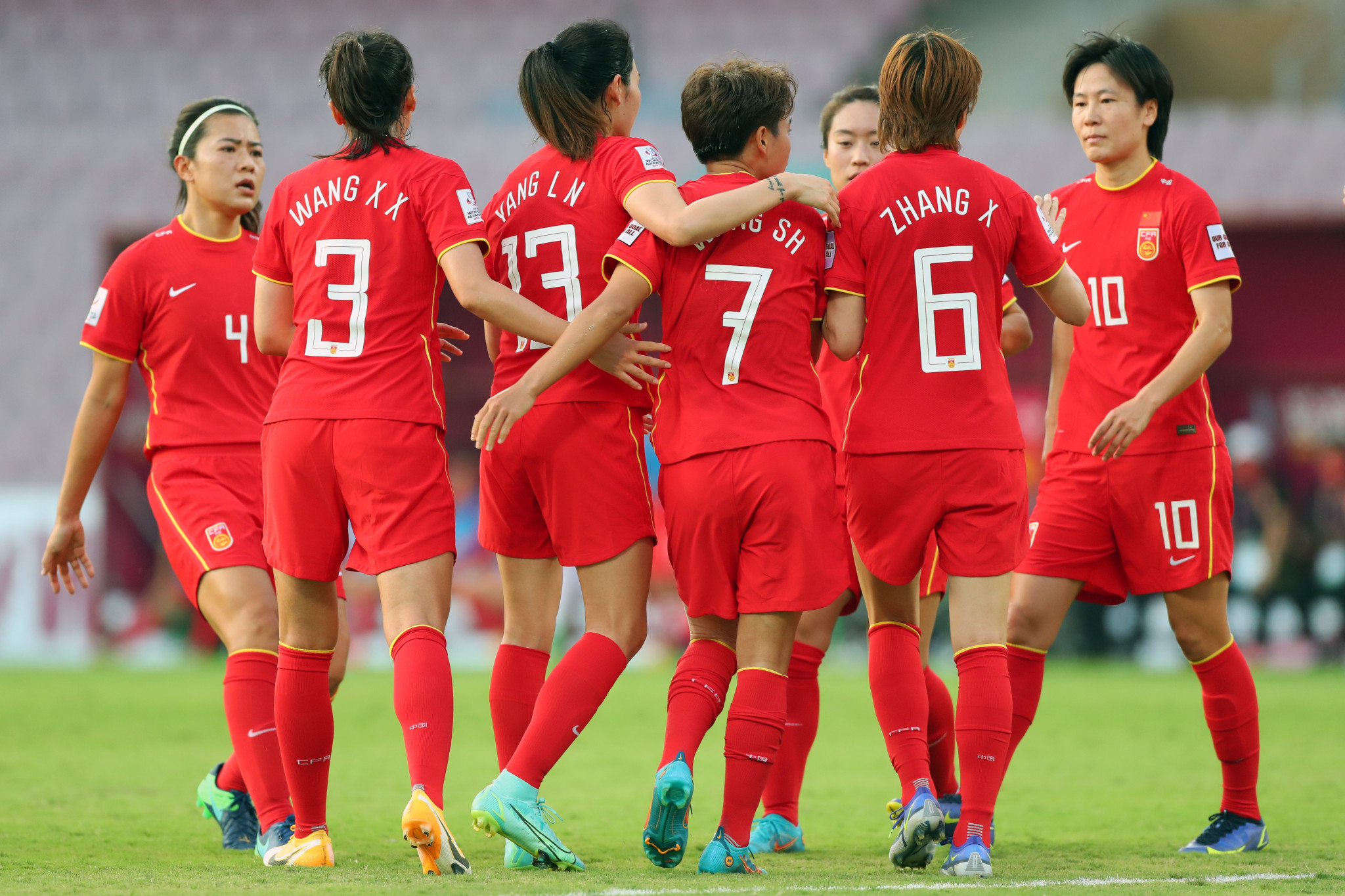 China came from behind to beat Vietnam 3-1 and reach a Women's Asian Cup semi-final against Japan ©Getty Images