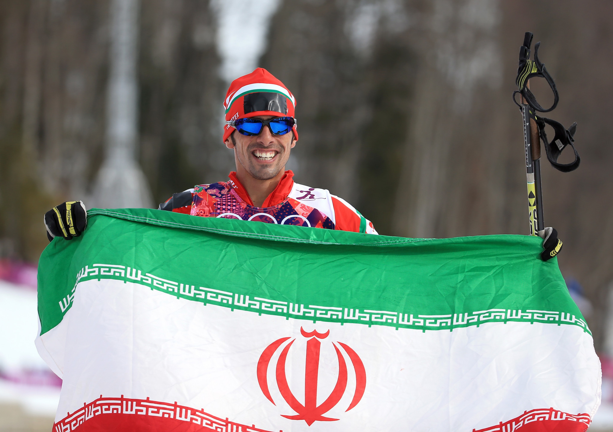 Seyed Sattar Seyd was due to carry Iran's flag along with Atefeh Ahmadi at the Opening Ceremony of Beijing 2022 but will now miss the Winter Olympics after testing positive for COVID-19 ©Getty Images