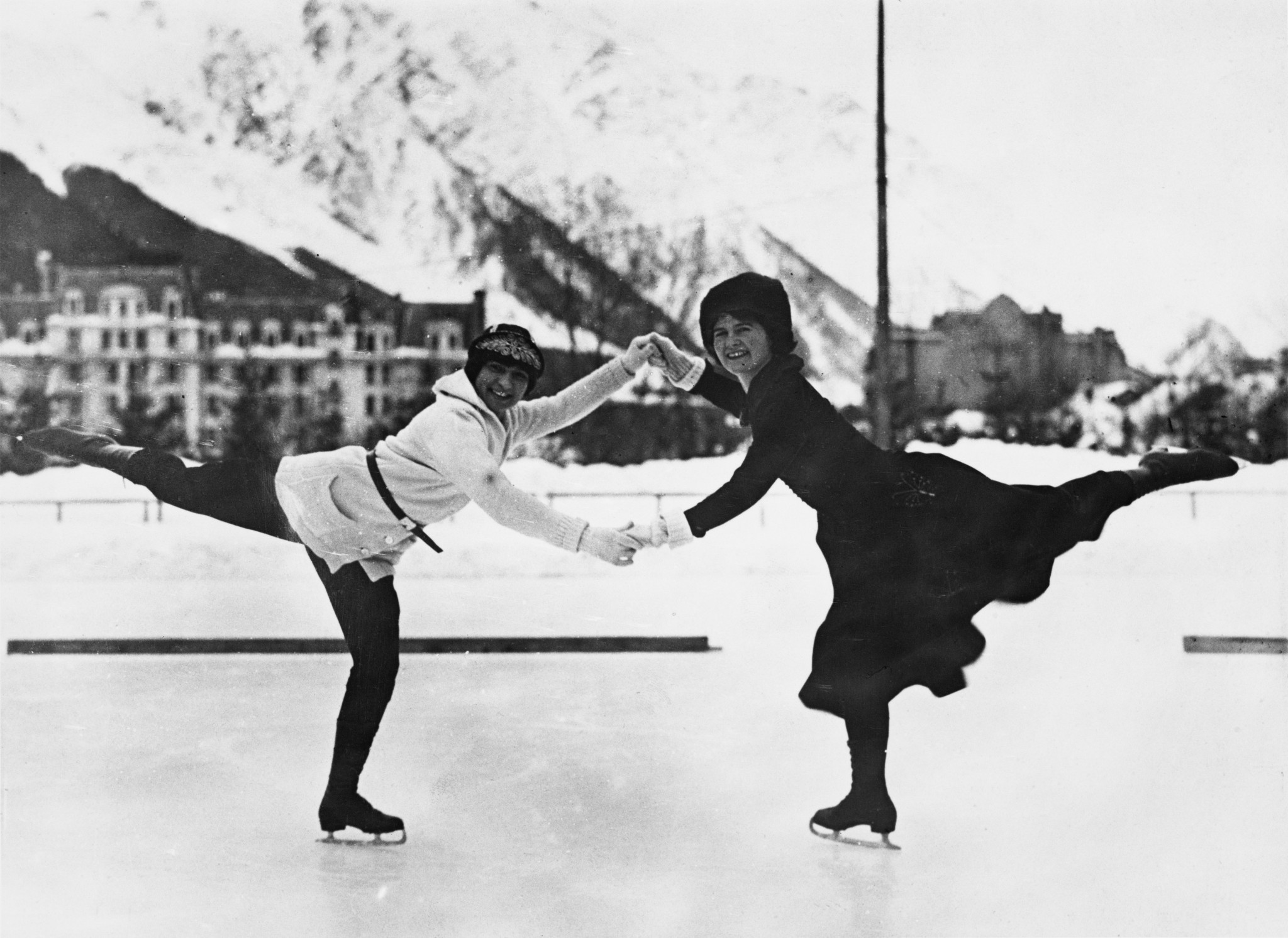 When figure skating was contested at the Chamonix 1924 Winter Olympics, competition took place on an outdoor ice rink ©Getty Images