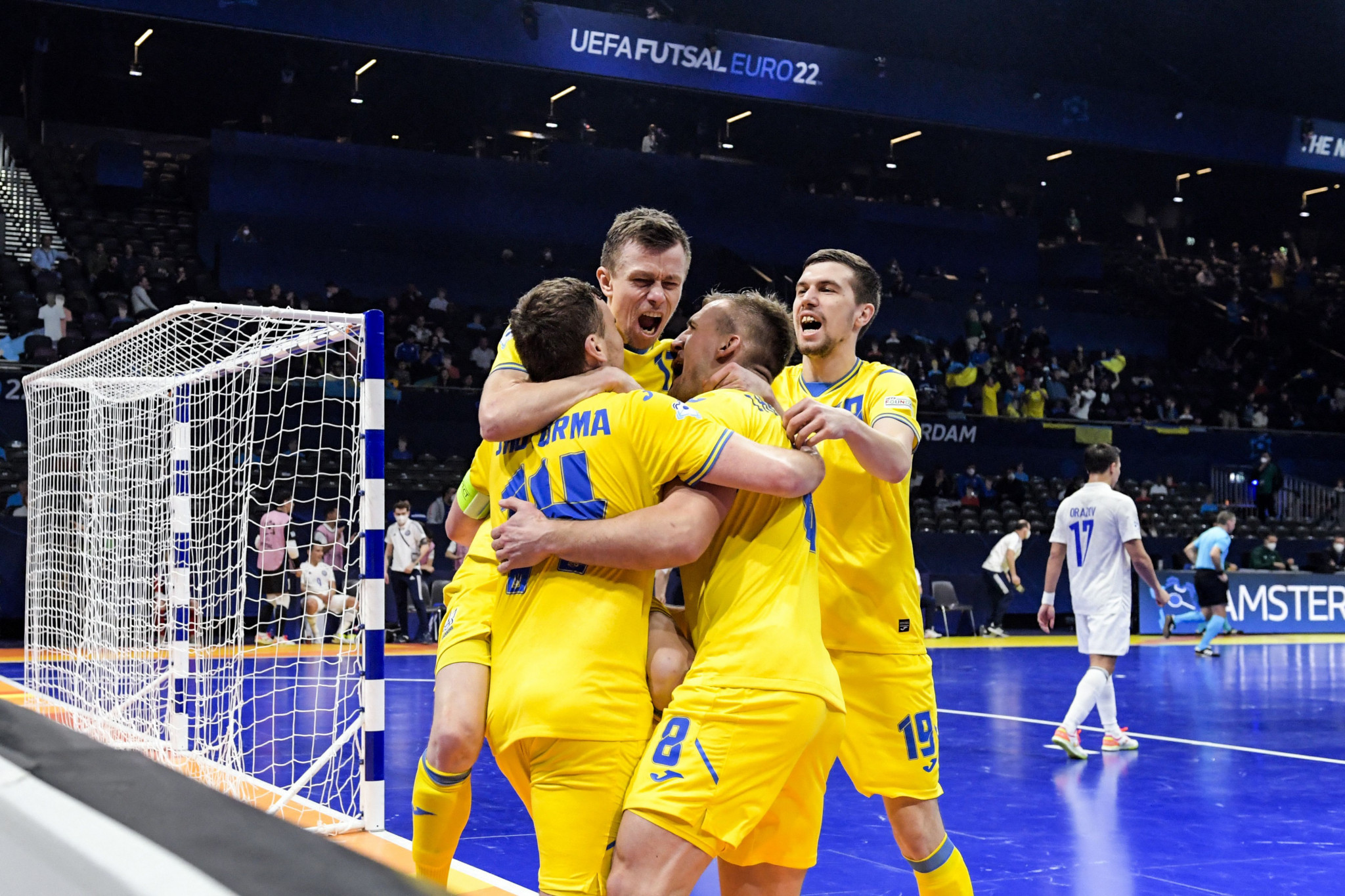 Ukraine reached the UEFA Futsal Euro semi-finals for the first time since 2005 ©Getty Images