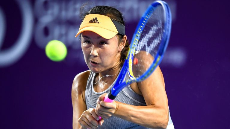 The IOC have been warned against an "inappropriate" meeting with China's former tennis player Peng Shuai at Beijing 2022 ©Getty Images