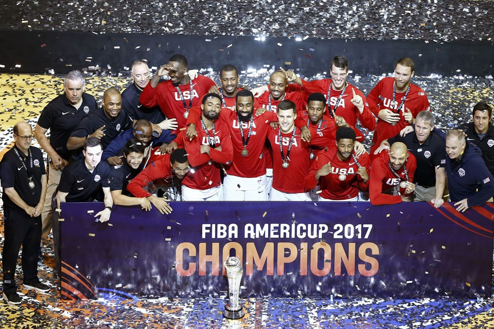 The United States are the reigning men's AmeriCup champions ©fiba.basketball