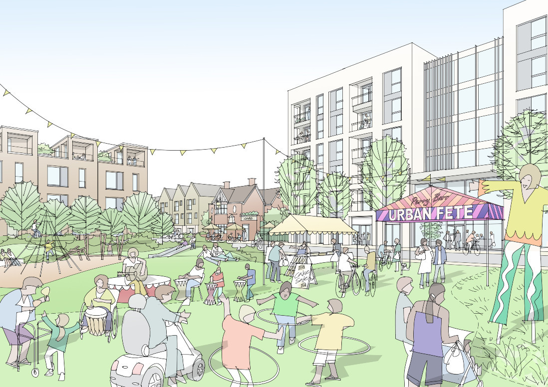 The Perry Barr 2040 masterplan aims to help strengthen the town centre of the area in north Birmingham ©Birmingham City Council