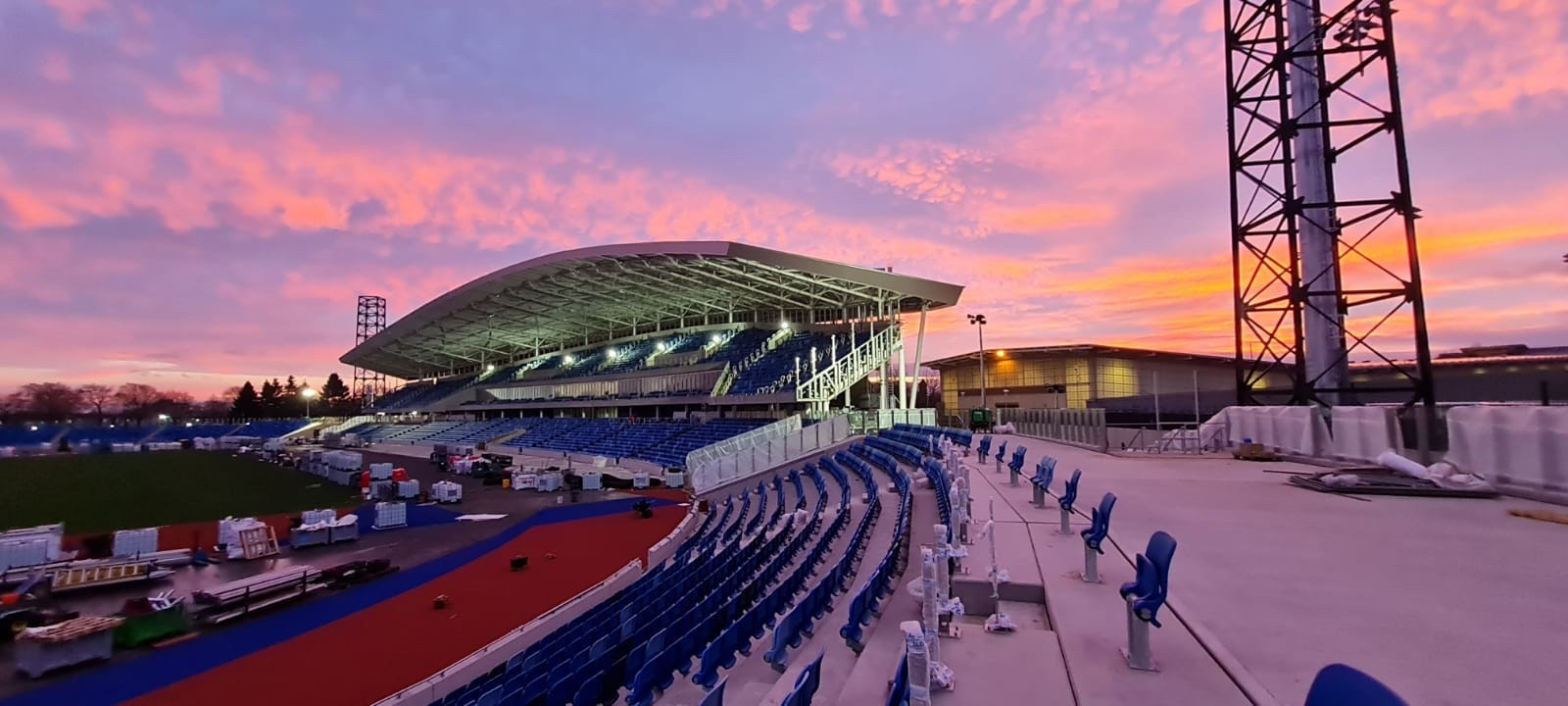 The Alexander Stadium, the main venue for the Birmingham 2022 Commonwealth Games, is based in the Perry Barr area and is being renovated and expanded ©Birmingham City Council.