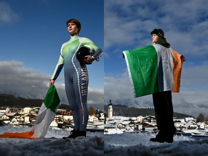 Ireland chooses freestyle skier and lugeist as Beijing 2022 flagbearers