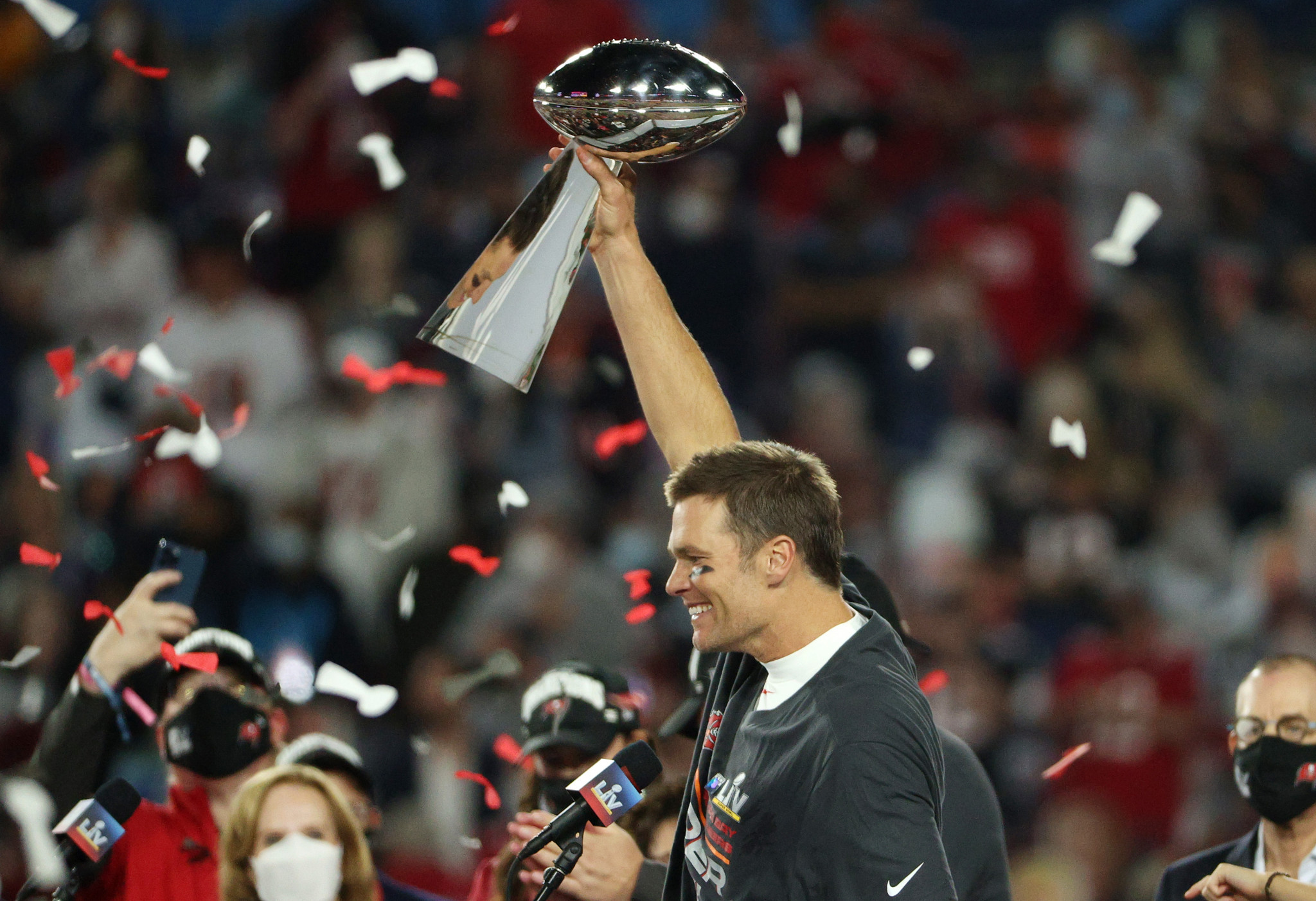 Tom Brady is shortlisted for the Laureus Sportsman of the Year Award after winning his seventh Super Bowl in 2021 ©Getty Images