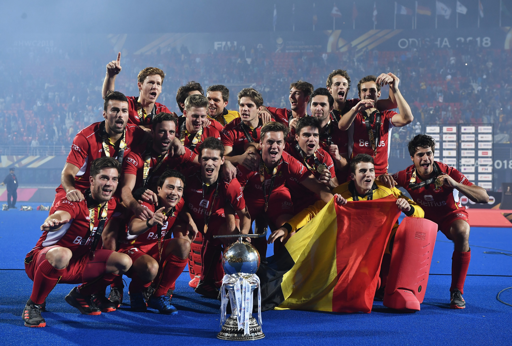 Belgium are the current holders of the FIH Hockey Men's World Cup ©Getty Images