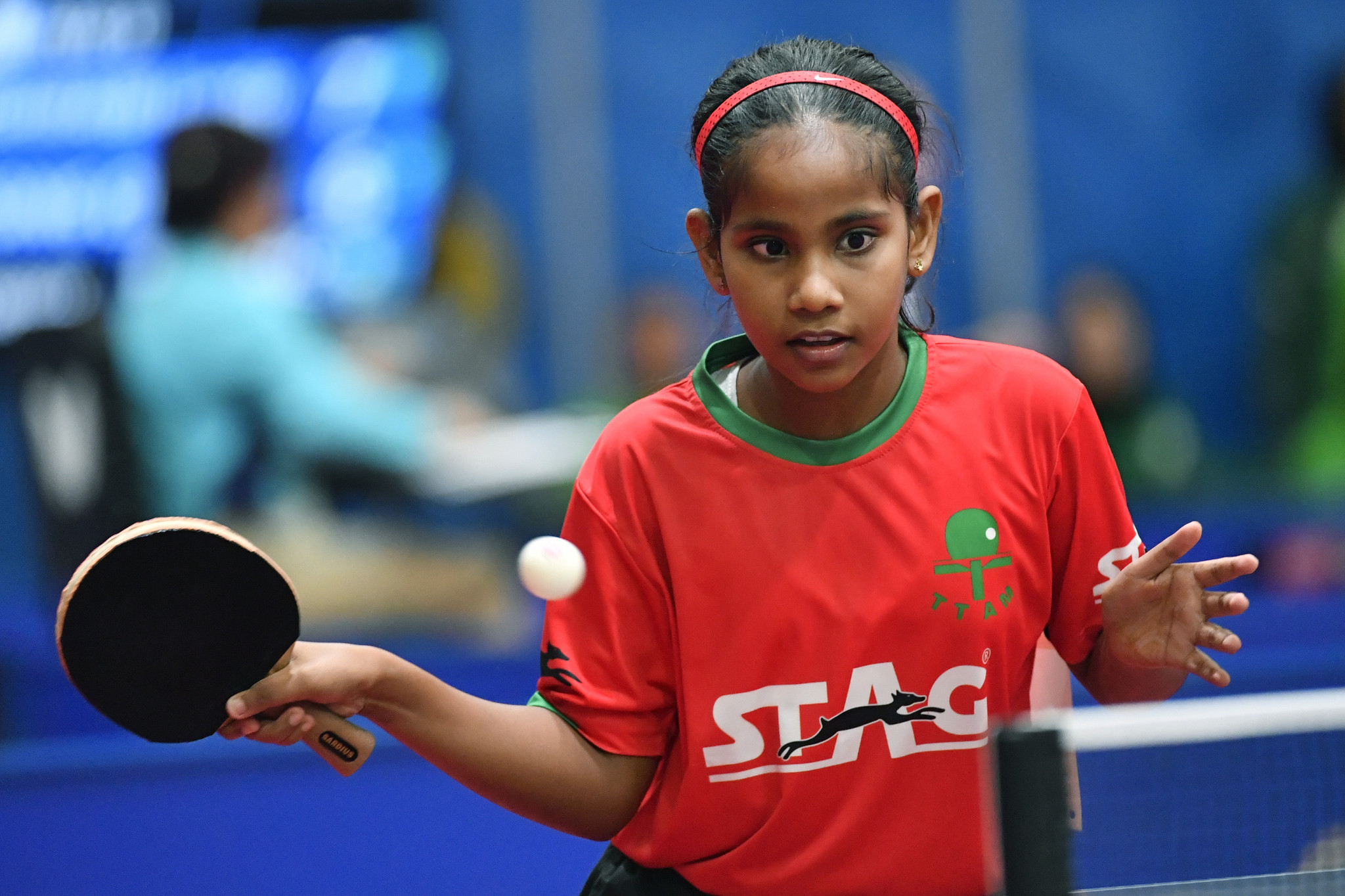 Table tennis youngster Dheema is a big prospect for Maldives ©Getty Images