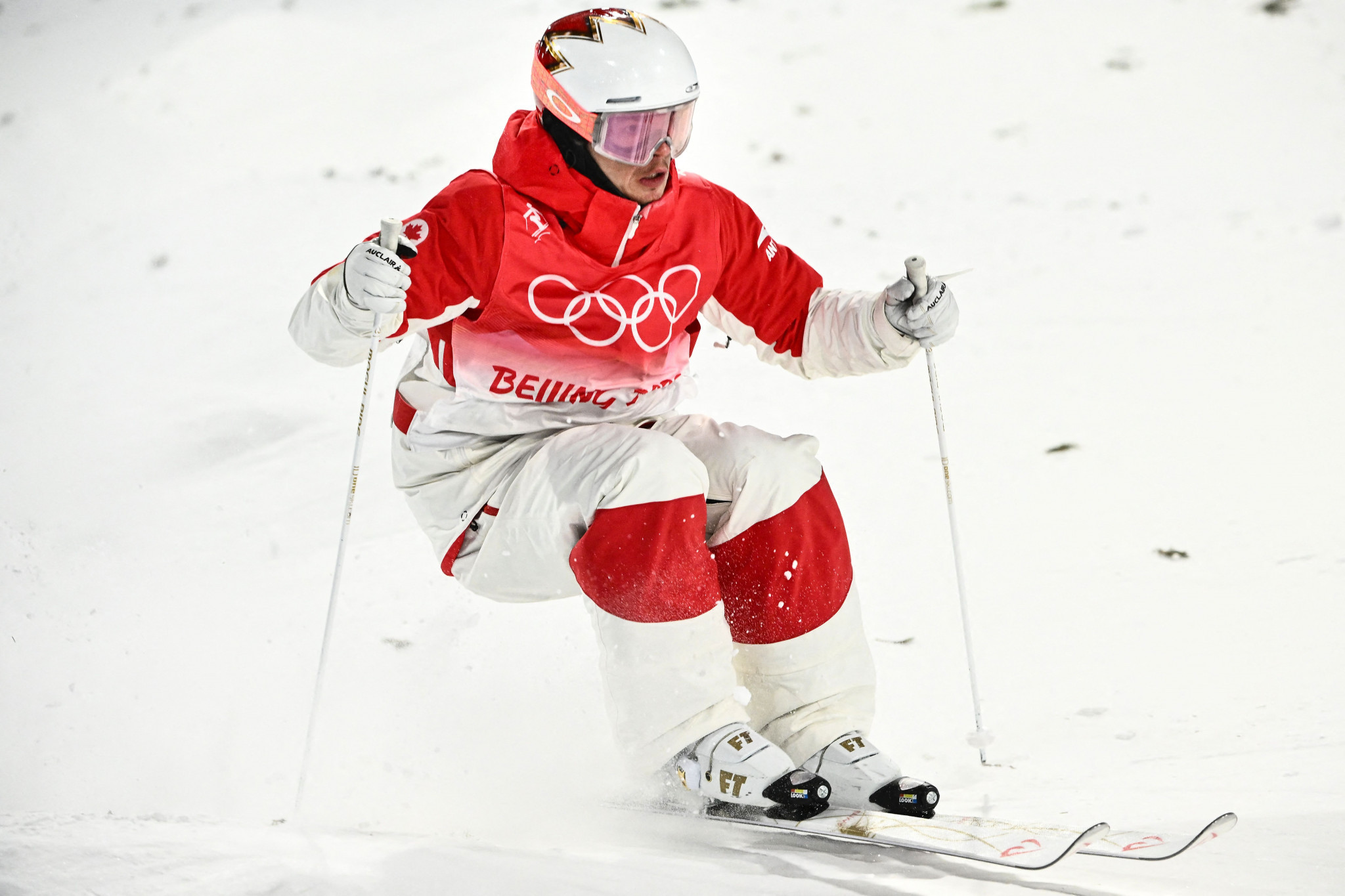 Mikaël Kingsbury of Canada topped the men's moguls qualification ©Getty Images