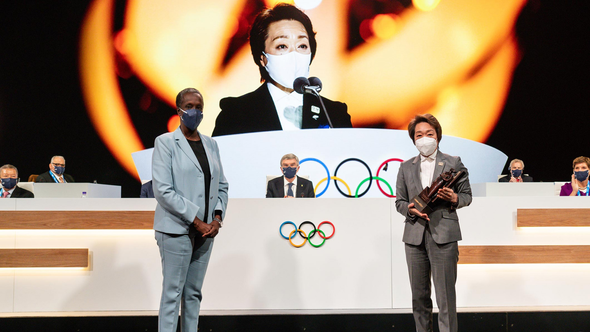 Tokyo 2020 President Hashimoto receives IOC Women and Sport Awards world prize