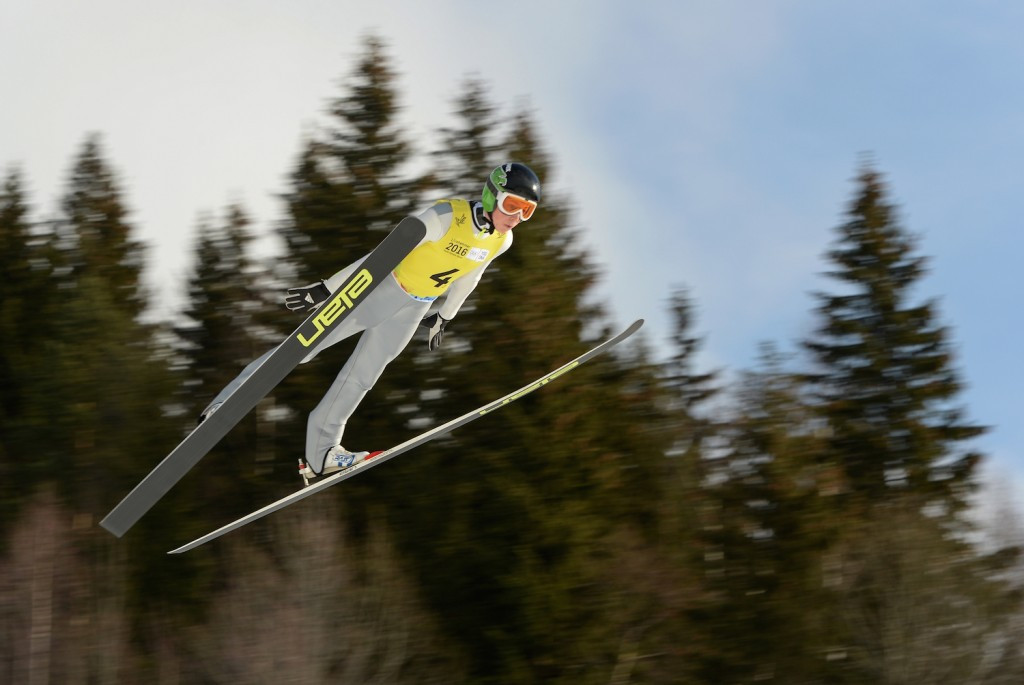Slovenia continued their dominant form today in the mixed team ski jumping competition ©Lillehammer 2016