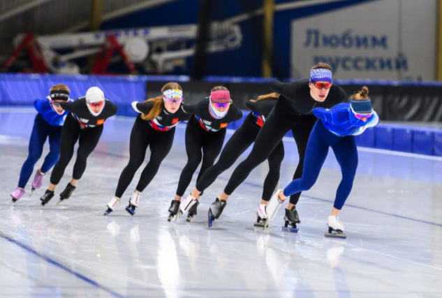 Speed skaters trained in Irkutsk, in the same time-zone as China ©Russian Sports Ministry