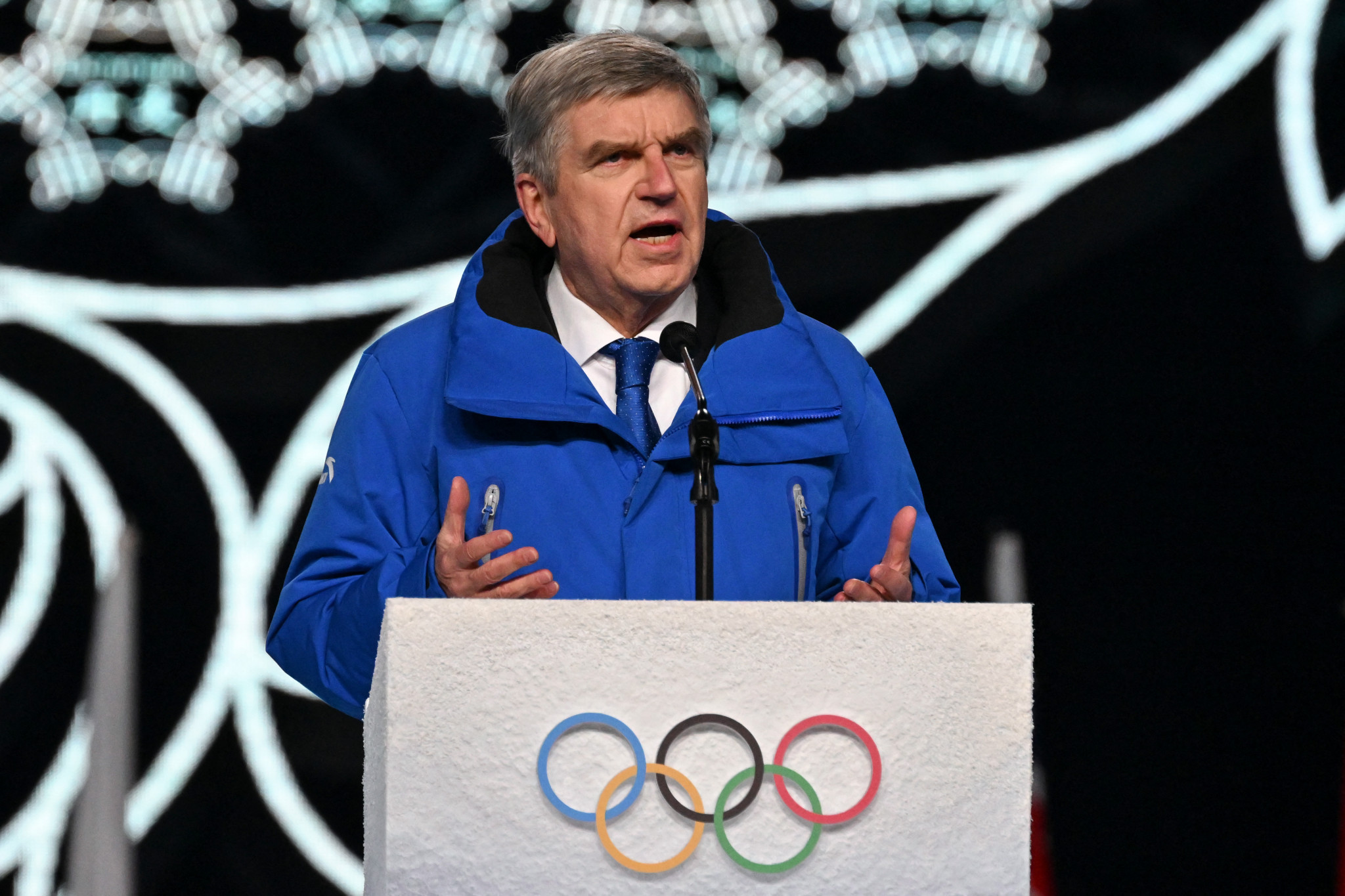 International Olympic Committee President Thomas Bach called on world leaders to 