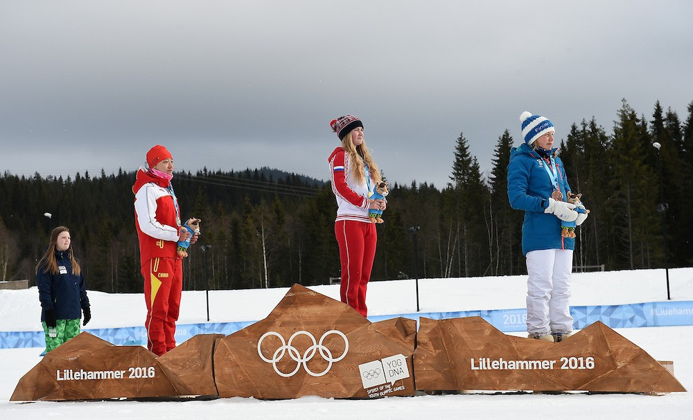 Maya Yakunina of Russia reigned supreme in the women's 5km free race ®YIS/IOC