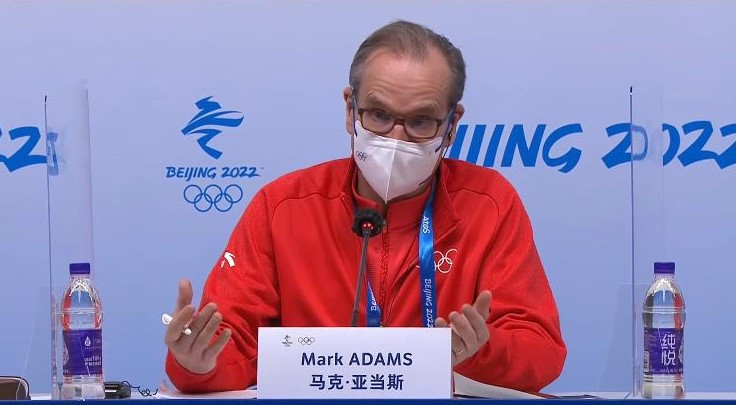 IOC spokesman Mark Adams claimed the incident involving NOS reporter Sjoerd den Daas was an 