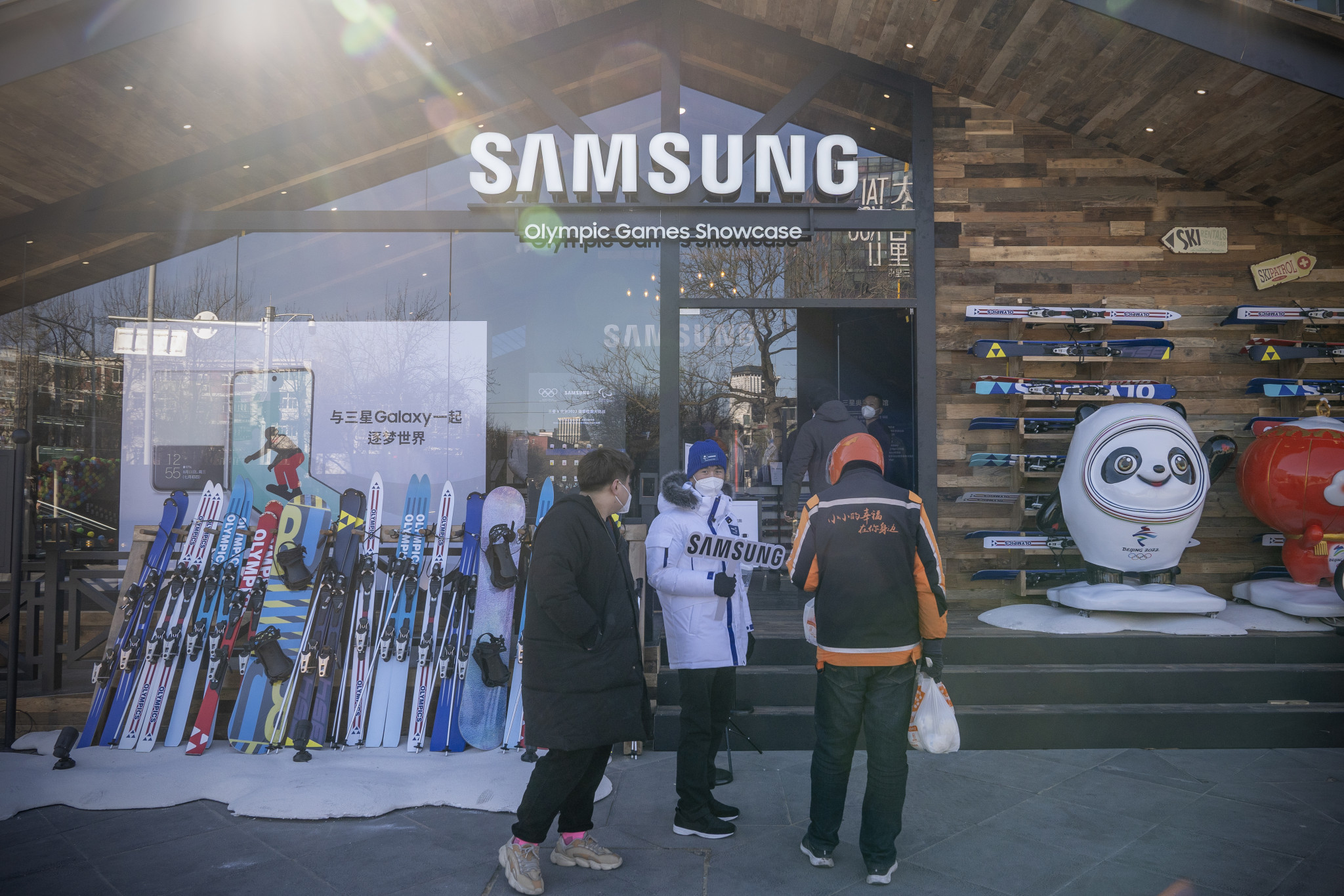 Samsung has been providing phones for athletes since Sochi 2014 ©Getty Images