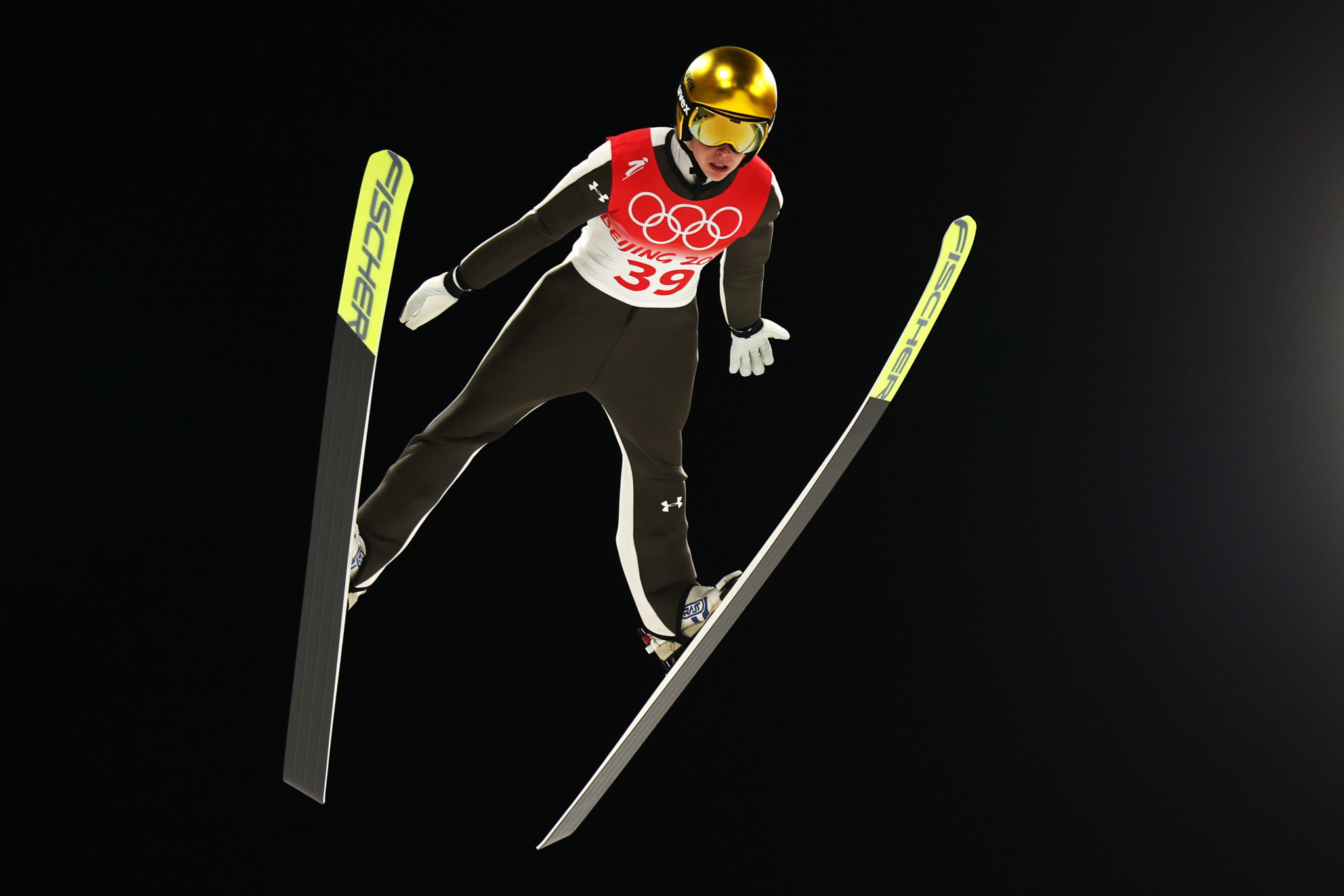 Slovenia’s Urša Bogataj bagged gold in the women's normal hill ski jumping ©Getty Images
