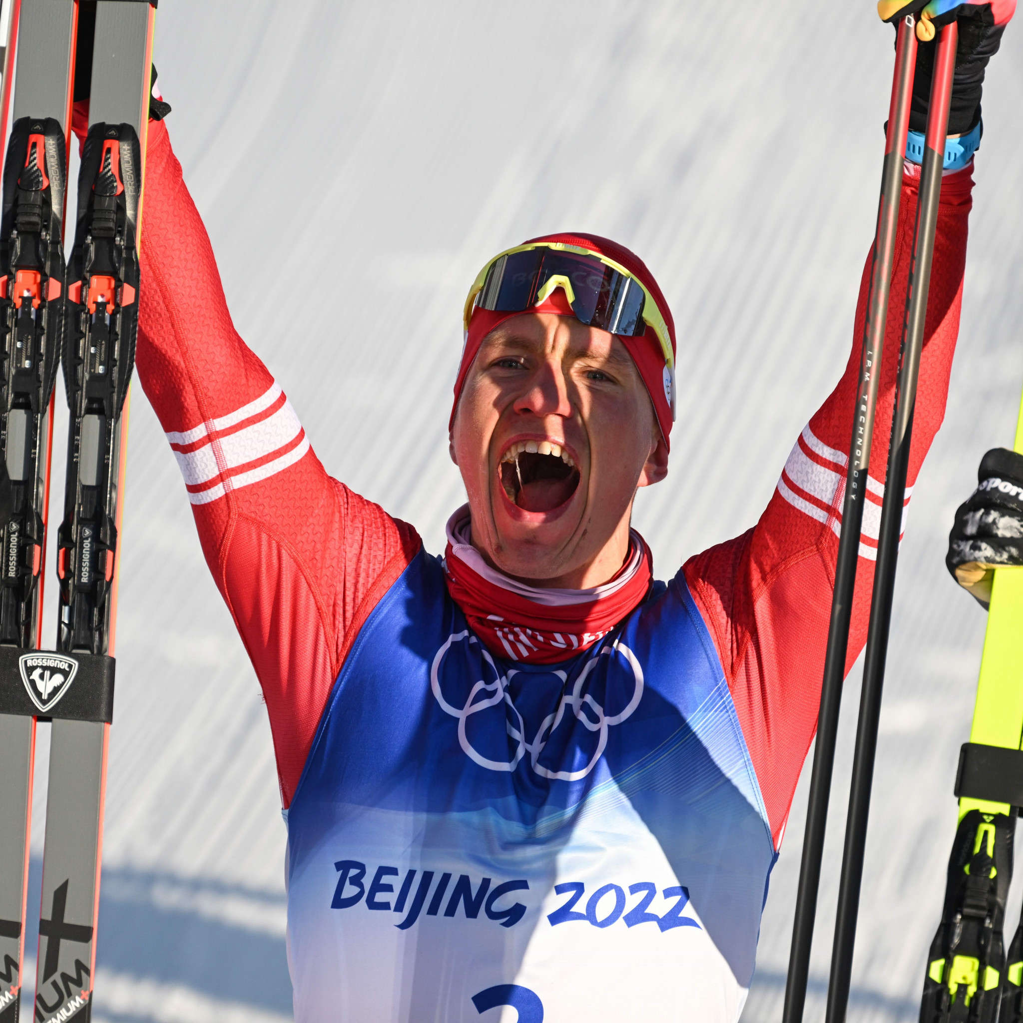 Alexander Bolshunov triumphed by more than one minute in the men's 30km cross-country skiathlon at Beijing 2022 ©Getty Images