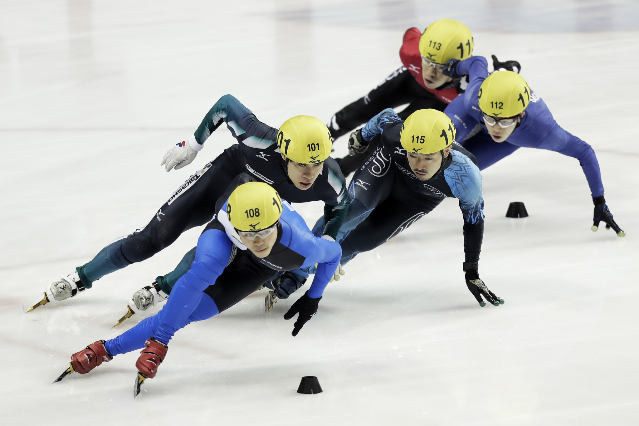 Shun Saito, far right, is among he latest athletes to benefit from the Asnavi scheme ©Getty Images