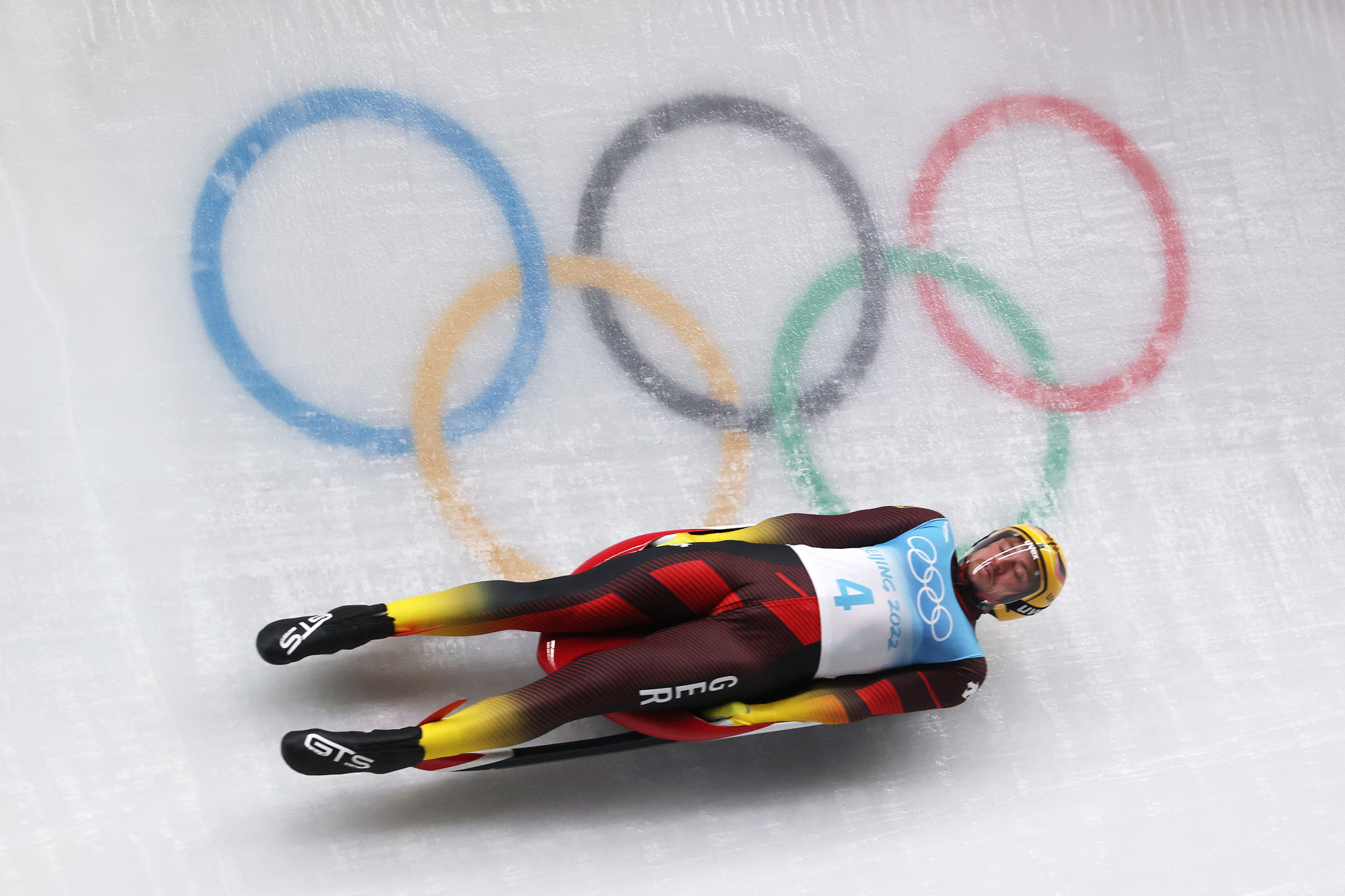 Johannes Ludwig also met Germany's lofty expectations, leading from start to finish to claim the men's singles gold medal after finishing third at Pyeongchang 2018 ©Getty Images