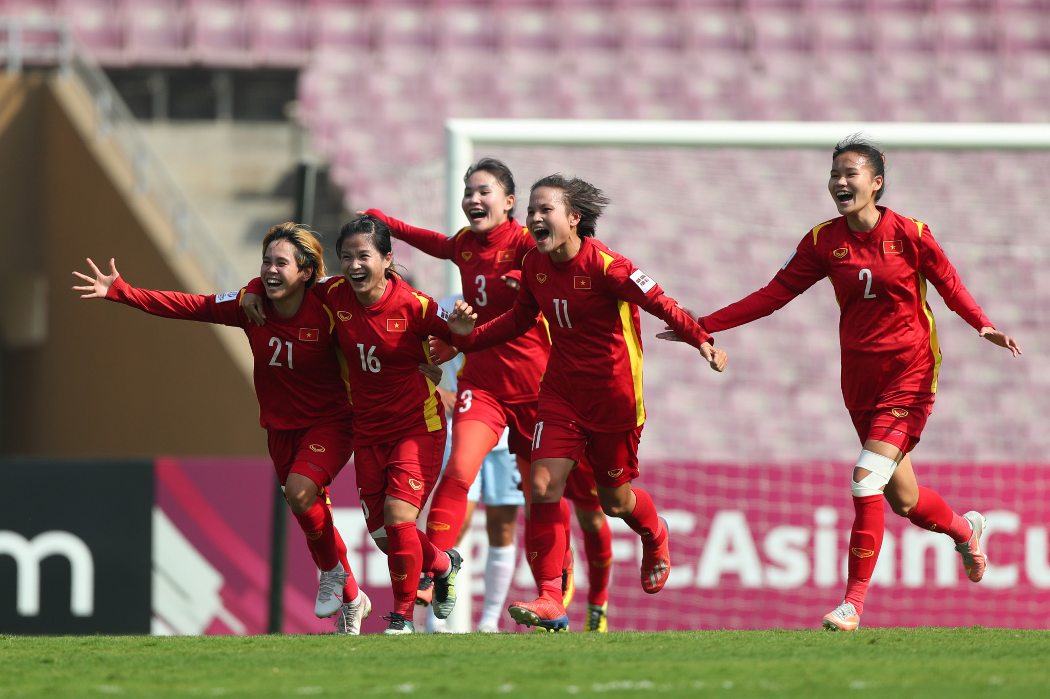 Vietnam beat Chinese Taipei 2-1 to reach the FIFA Women's World Cup for the first time ©Getty Images