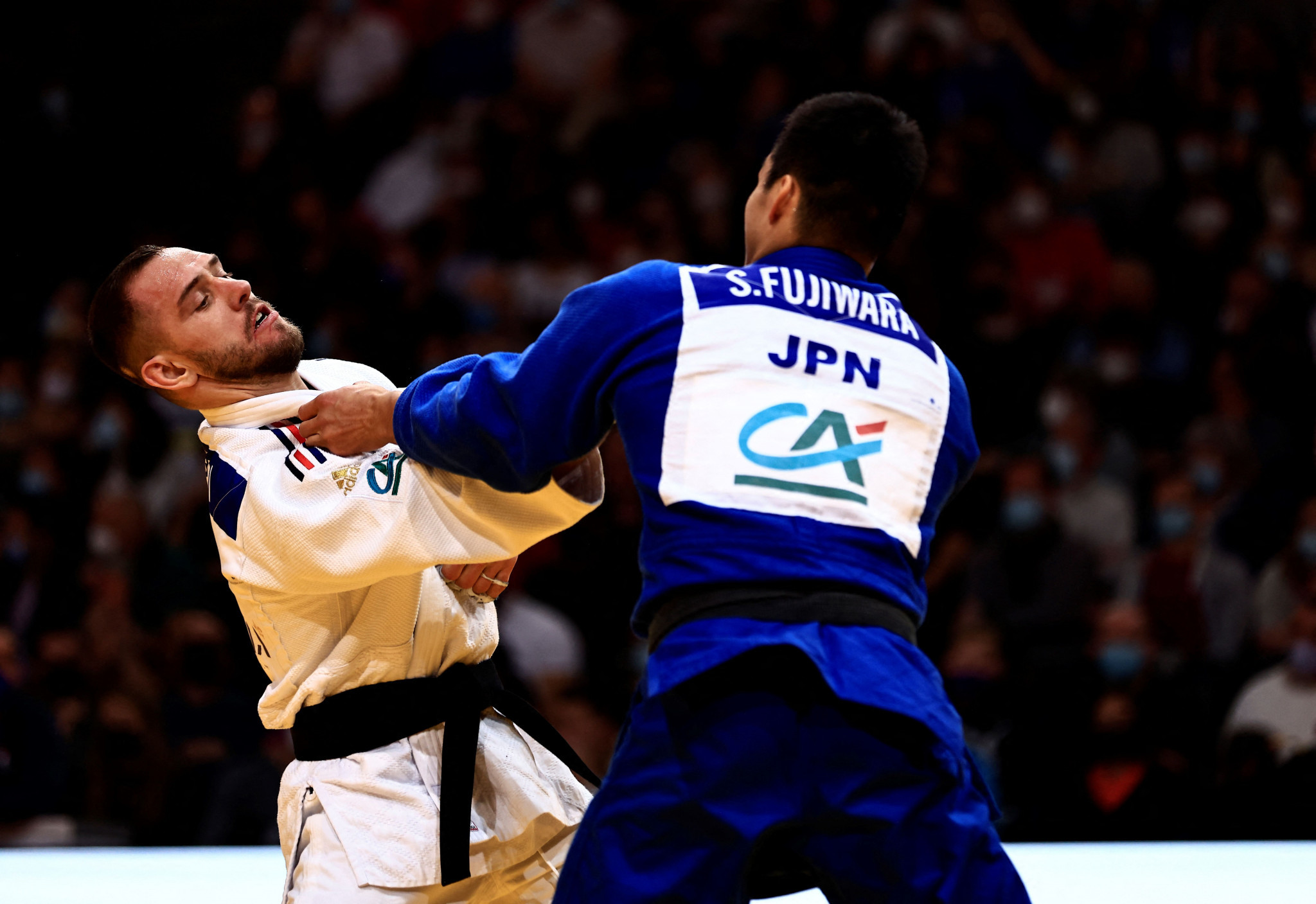 Sotaro Fujiwara won one of three Japanese gold medals on the last day of the Paris Grand Slam ©Getty Images