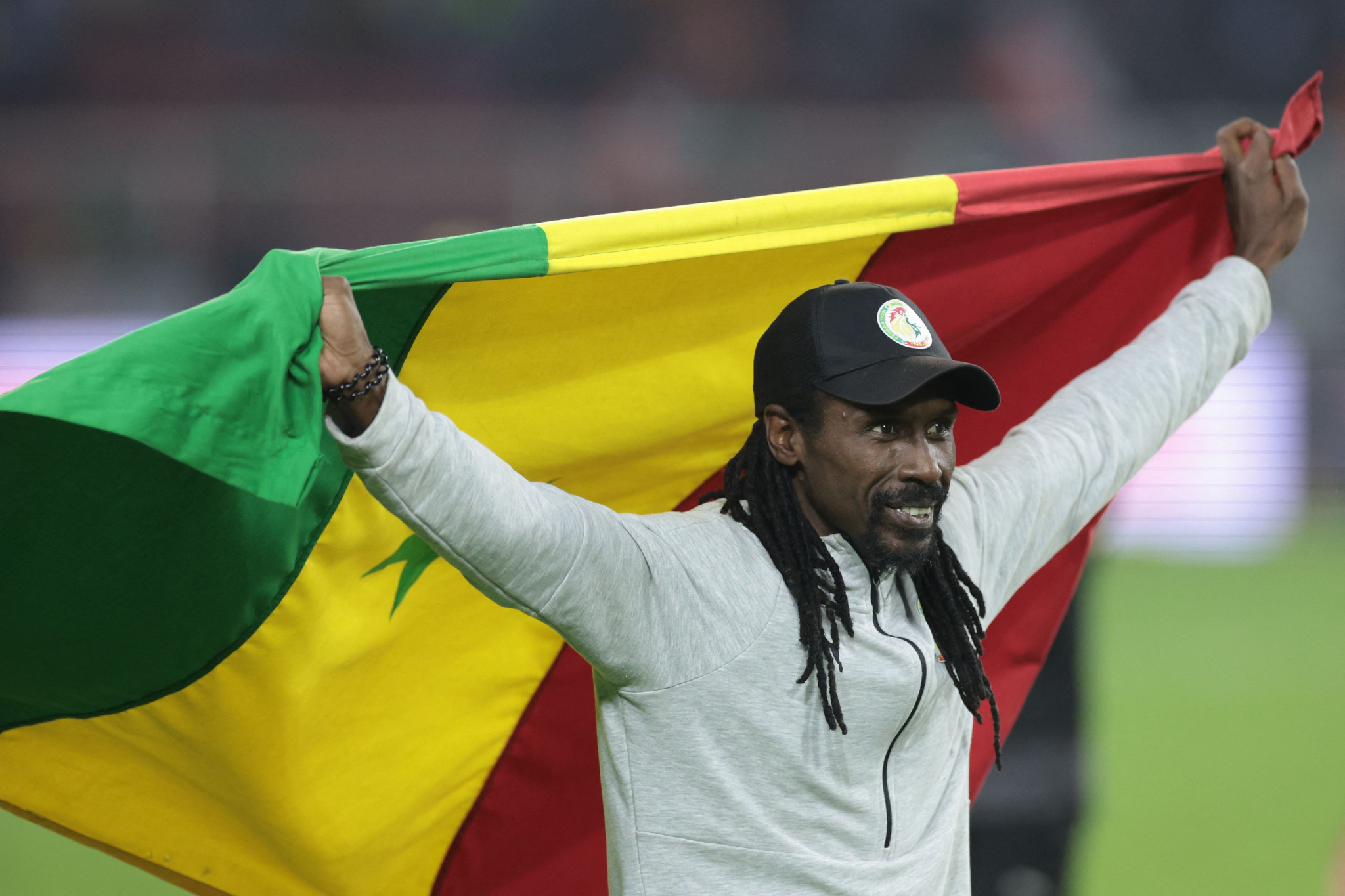 Senegal manager Aliou Cissé captained the country at the 2002 Africa Cup of Nations but missed in the penalty shootout as they lost to Cameroon ©Getty Images