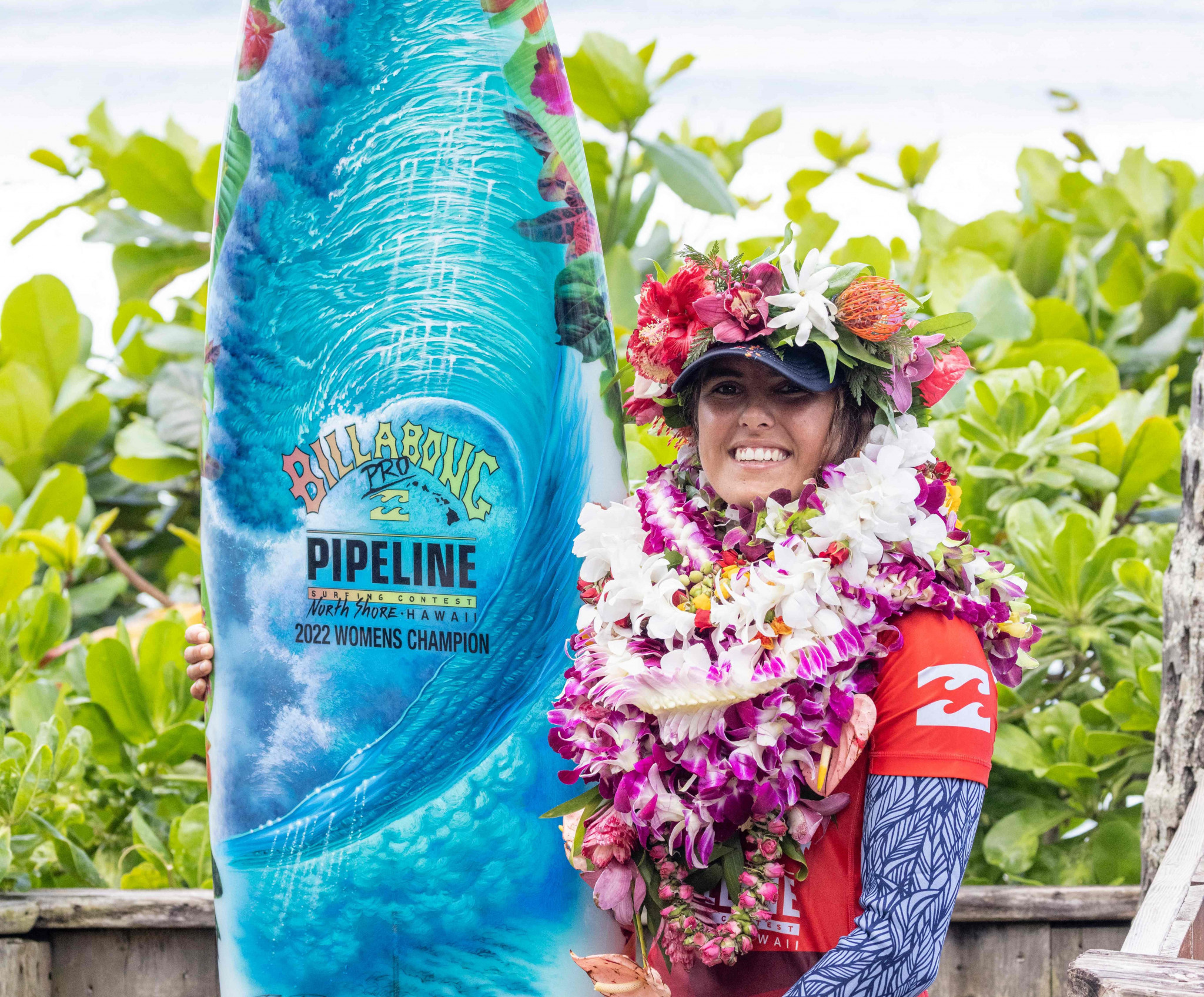 Moana Jones Wong, the winner of the previous round of the World Surf League Championship Tour, exited in the elimination round on this occasion ©Getty Images