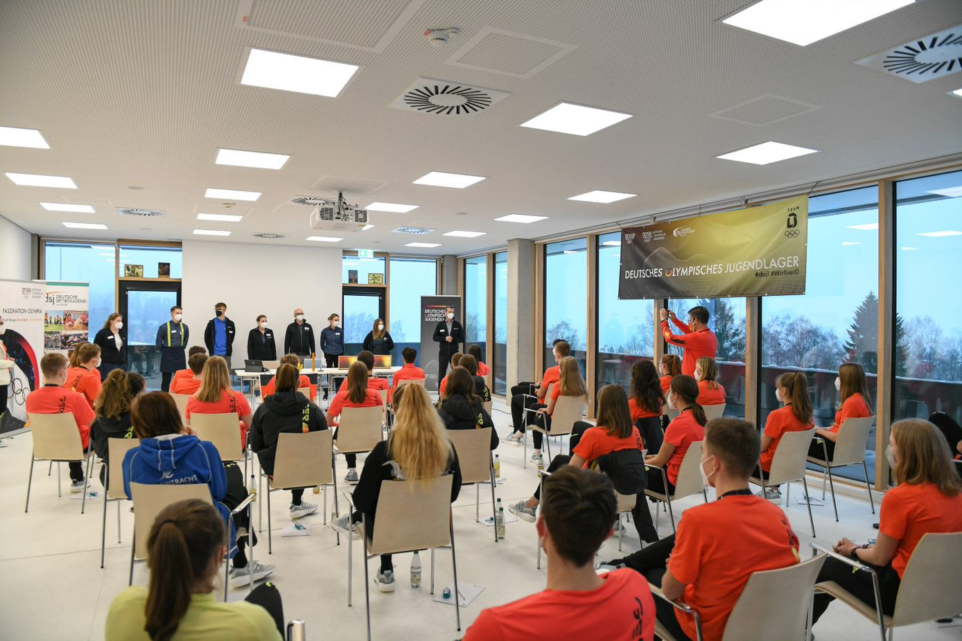 The Germany Olympic Youth Camp contains workshops and guest speakers ©DOSB