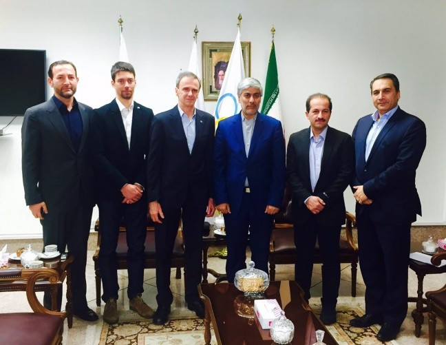 Climbing officials also met with the Iranian Olympic Committee