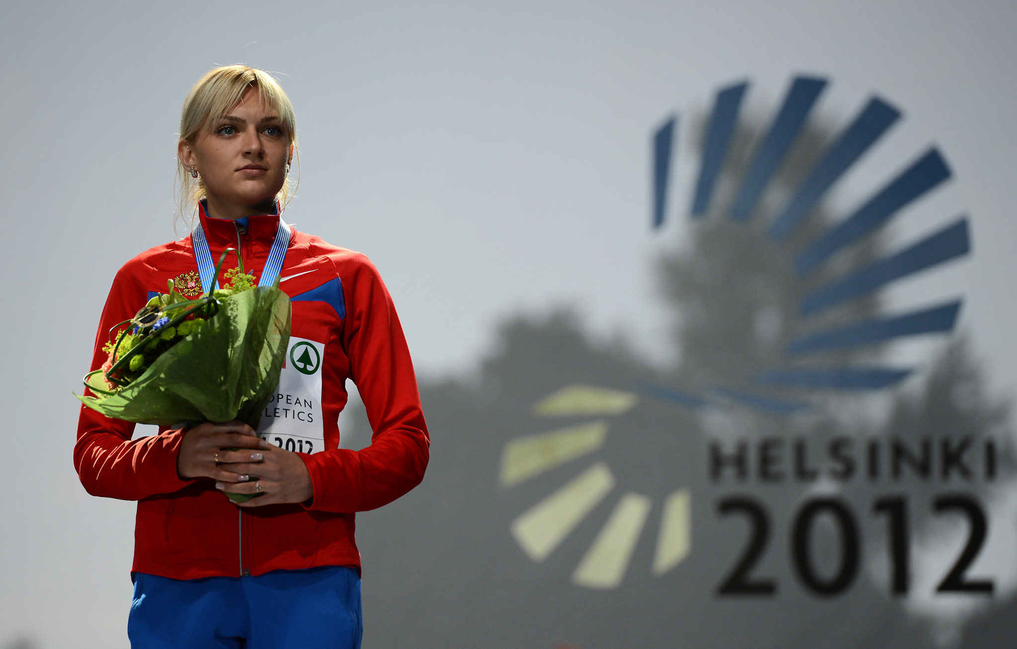 Russia's Irina Davydova will be stripped of the gold medal she won in the 400m hurdles at the 2012 European Championships in Helsinki after being banned for doping ©Getty Images