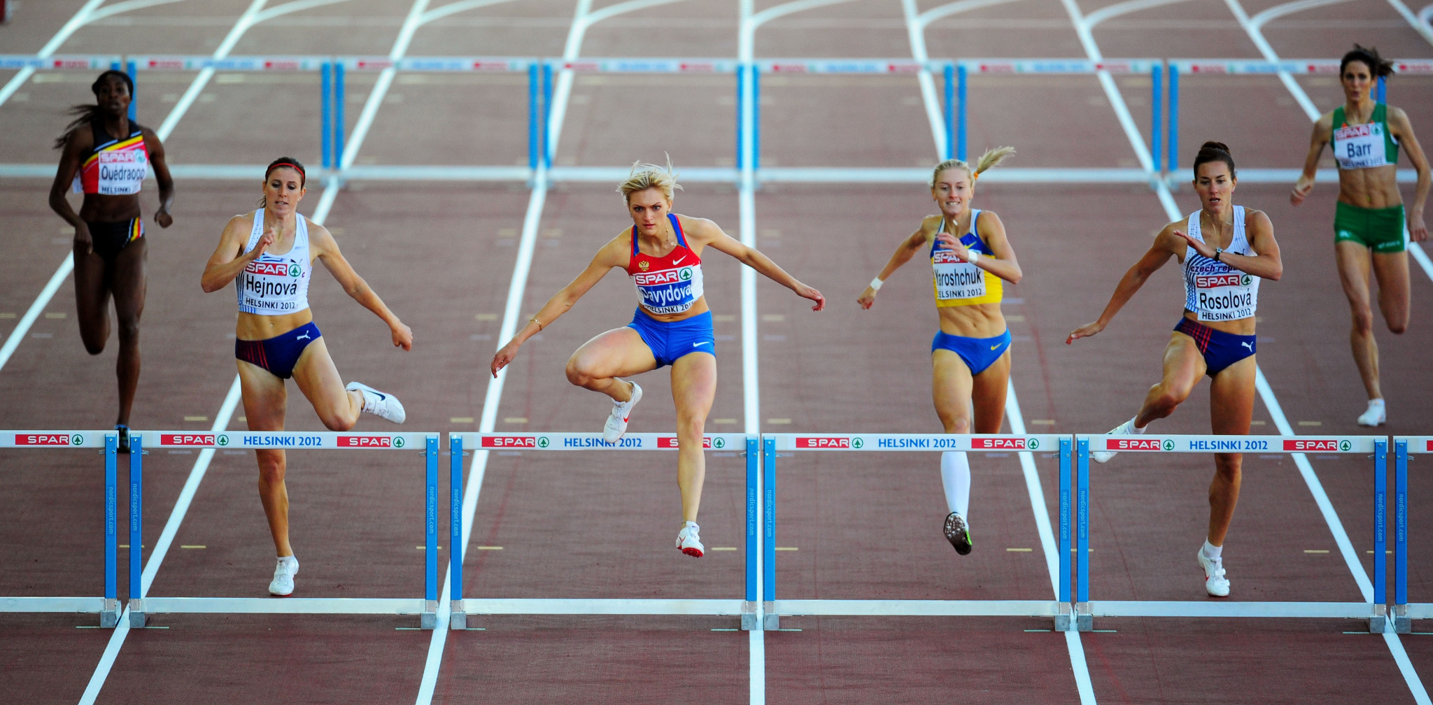 Medals from the 400m hurdles at the European Championships in Helsinki are set to be re-allocated after Irina Davydova's results were annulled because of doping ©Getty Images