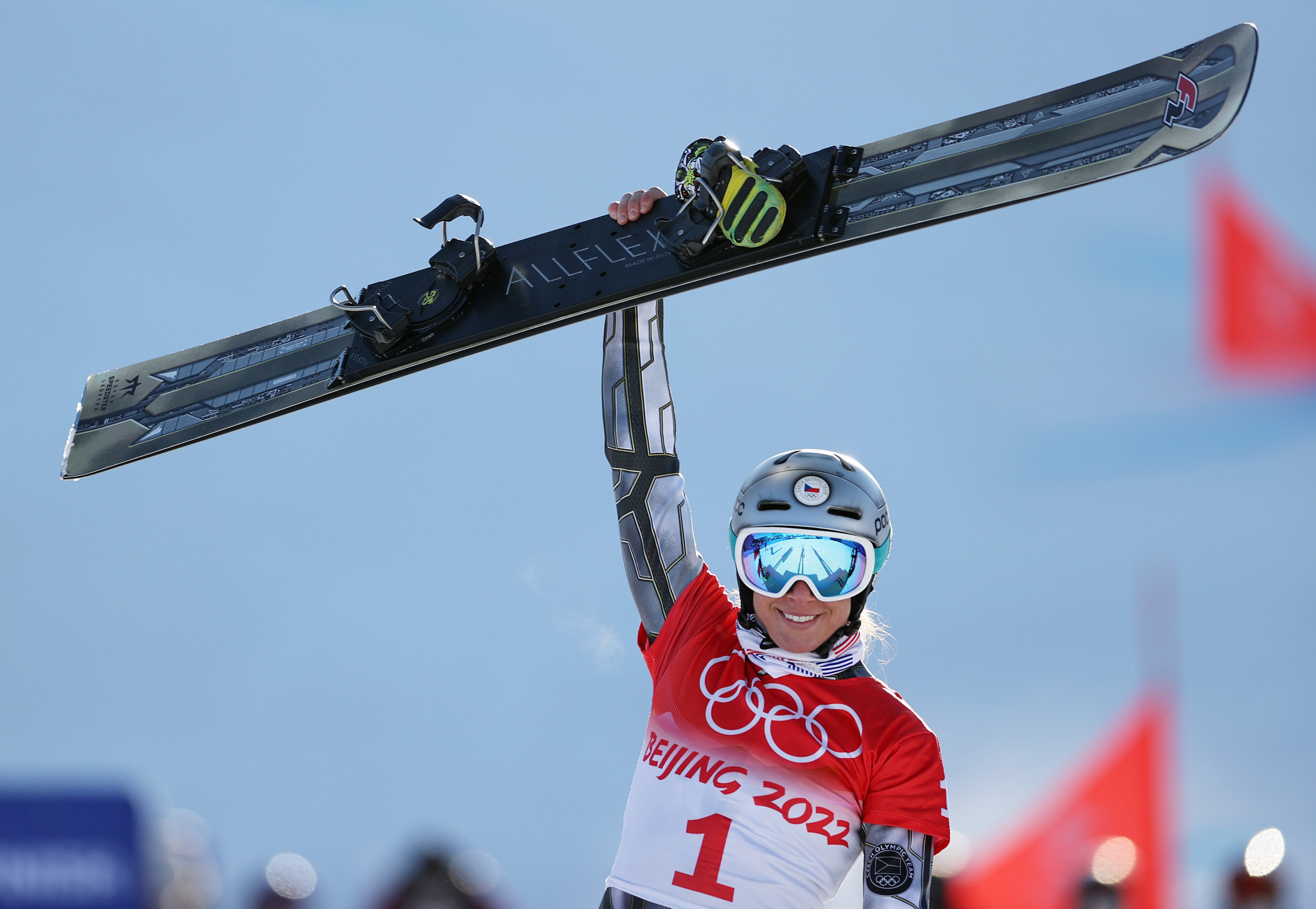 Ledecká eyeing double-double after parallel giant slalom snowboard glory at Beijing 2022