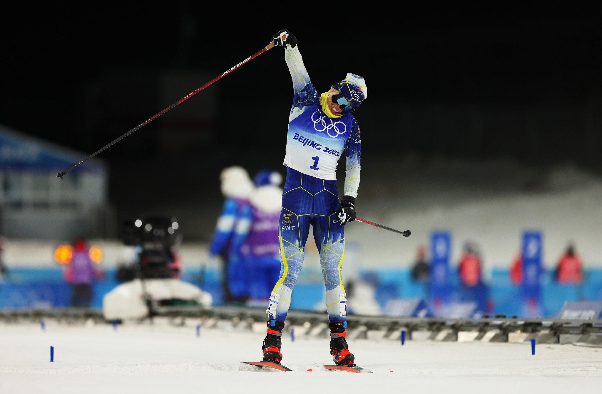 Jonna Sundling blasted her way to women's sprint free gold, leading a Swedish one-two in cross-country skiing ©Getty Images