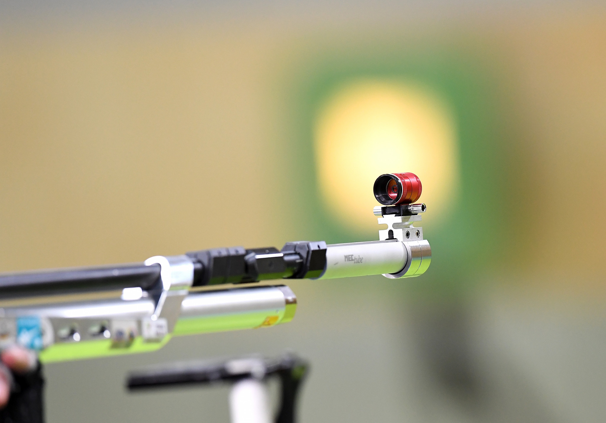 Thailand's Napis Tortungpanich scored 625.9 to reach the semi-finals of the men's 10m air rifle at the ISSF Grand Prix in Jakarta ©Getty Images