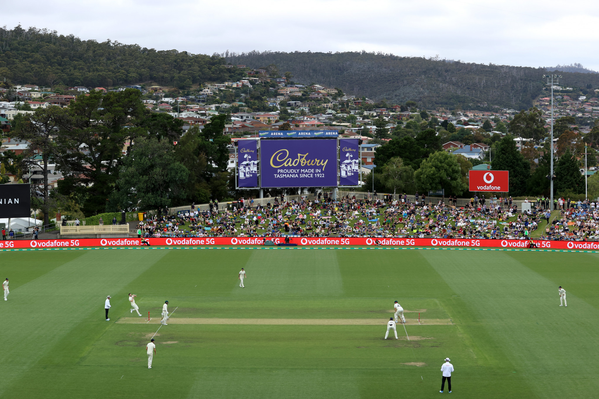 Tasmania's state capital Hobart hosted its first Ashes Test match between Australia and England earlier this year ©Getty Images