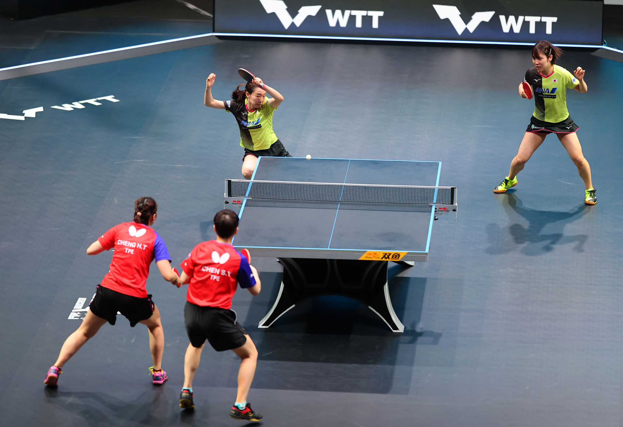 Double Fish will continue to provide equipment for WTT competitions ©Getty Images
