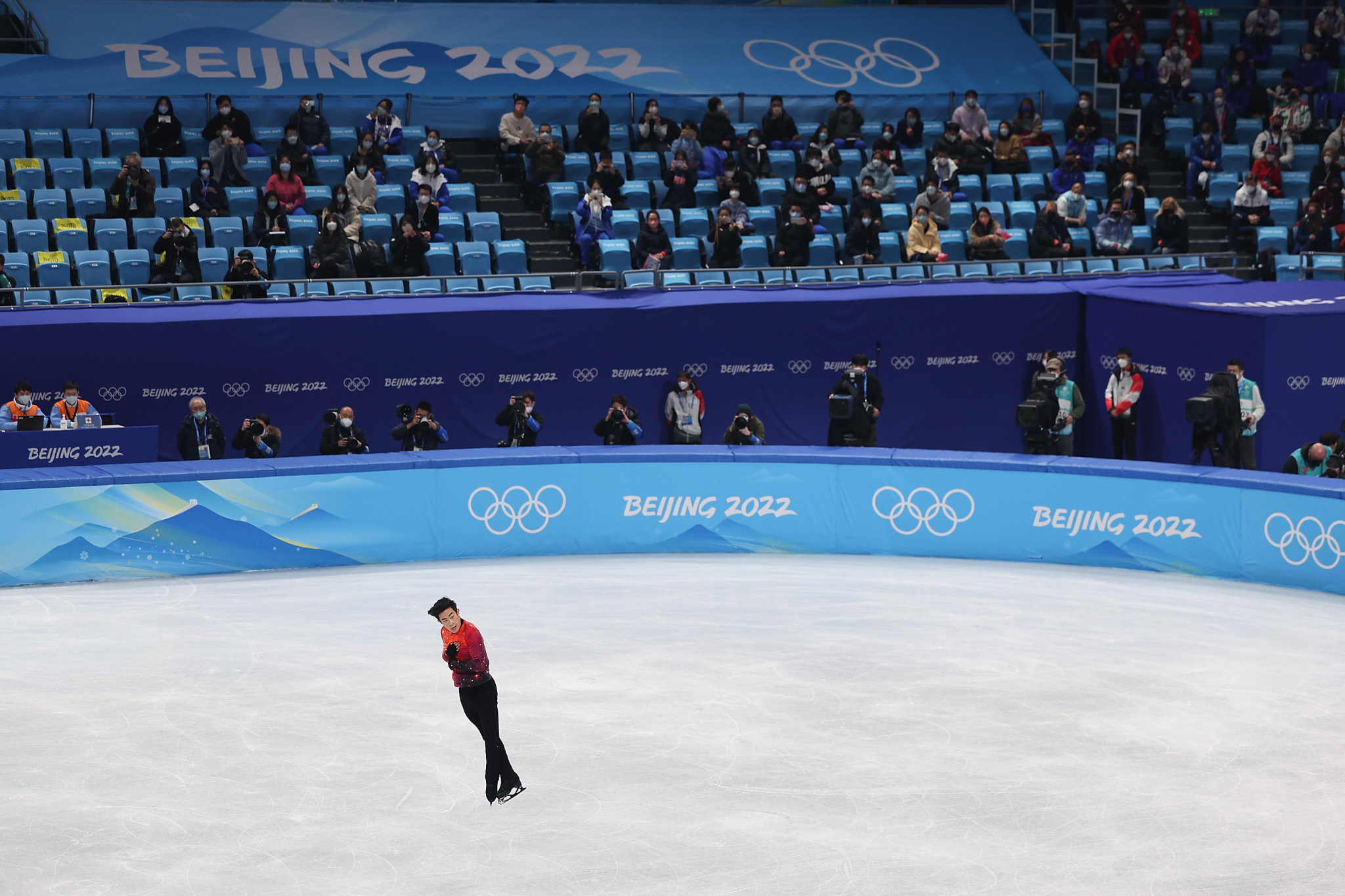 Nathan Chen of the United States won gold in the men's singles figure skating competition ©Getty Images  