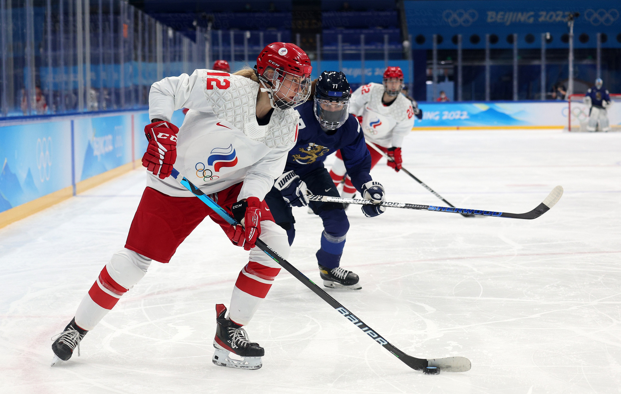 Maria Pechnikova has become the latest ROC ice hockey player to test positive for COVID-19 ©Getty Images