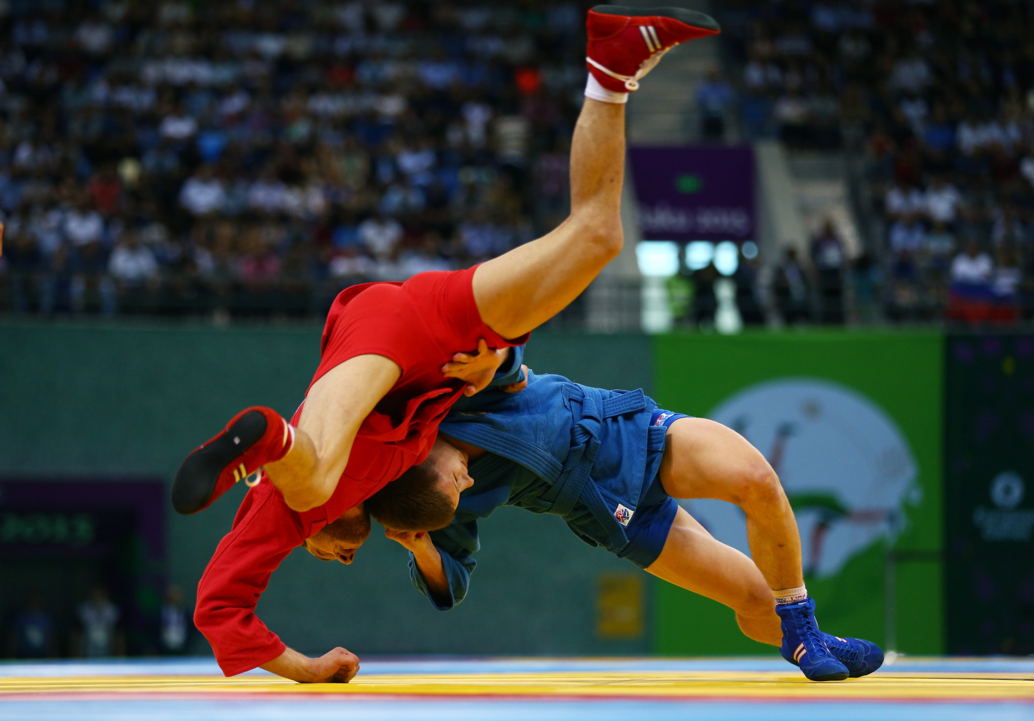 Russian neutrals have now won 16 of the possible 21 medals available at the European Sambo Championships ©FIAS