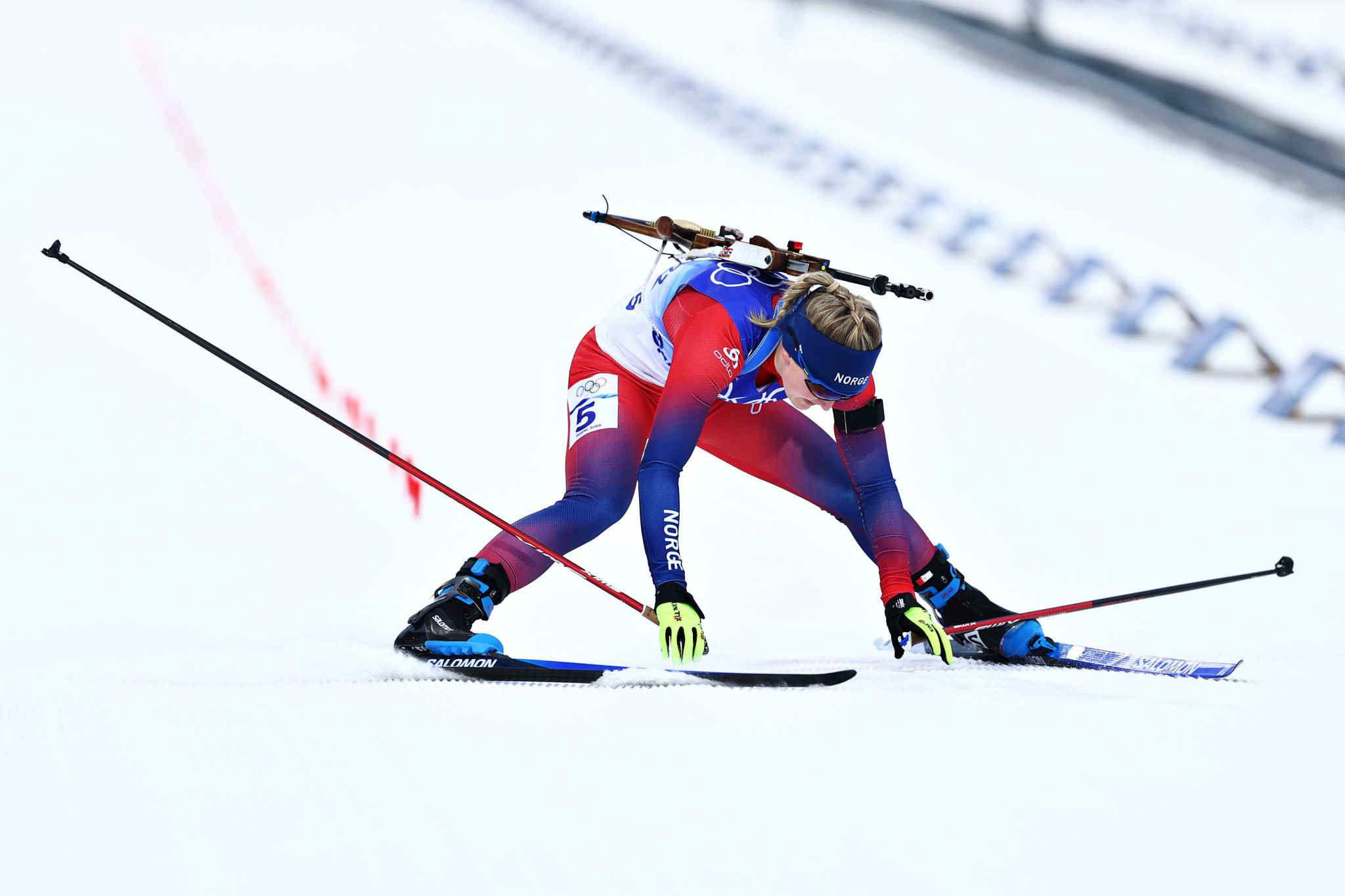 Marte Olsbu Roiseland of Norway won the women's 7.5 kilometres sprint biathlon title today, describing it as her "best performance ever" ©Getty Images