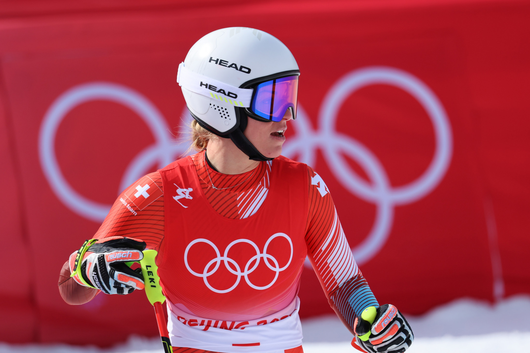 Lara Gut-Behrami of Switzerland won her first Olympic gold medal with victory in the women's Super-G event ©Getty Images